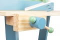 Drewniany warsztat z narzędziami w pastelowych kolorach Nordic Small Foot Design