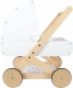 Drewniany biały wózek dla lalek Little Button Small Foot