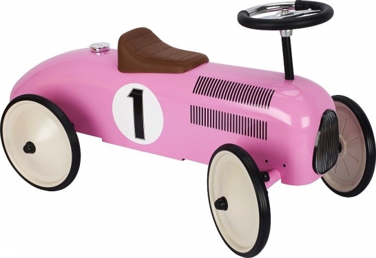 Różowy pojazd wyścigowy