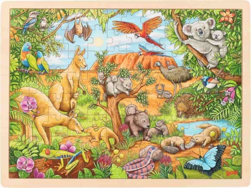 Puzzle Australijskie zwierzęta Goki